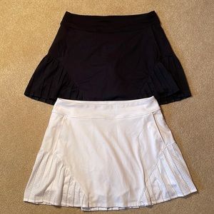 2 under armor skirt! Black is unworn and white was worn once!